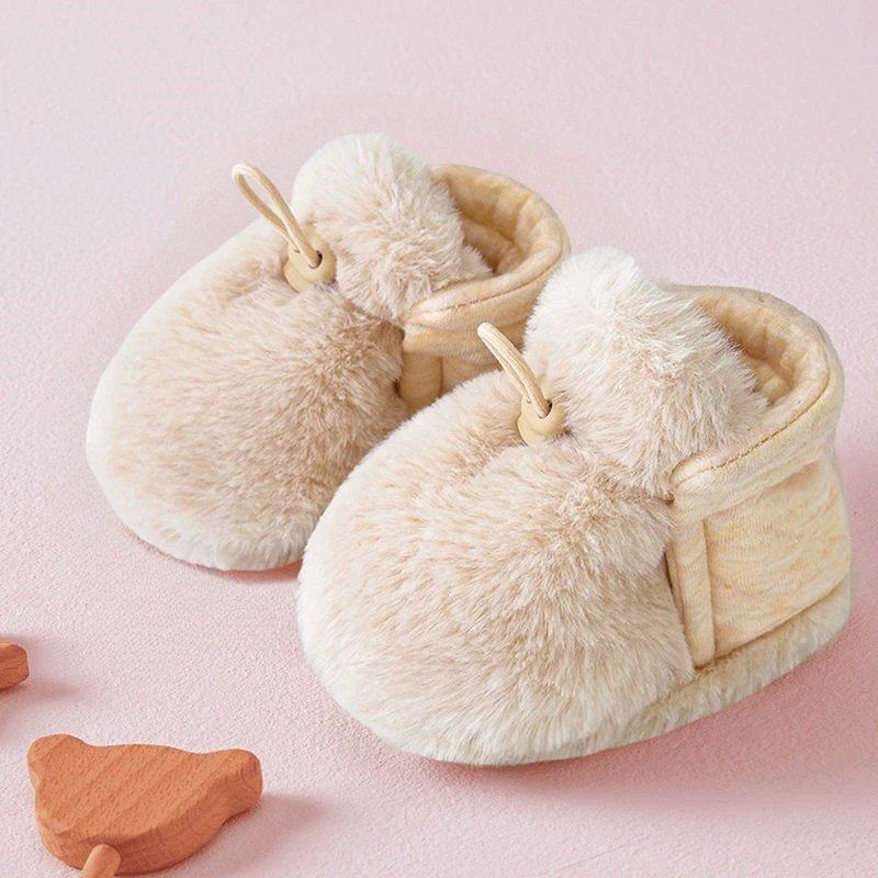 婴儿鞋0-12个月袜鞋冬款毛毛鞋加厚款夹棉保暖步前软底儿童绒鞋T,居家布艺,居家棉拖/棉鞋,淘宝优惠券,粉丝福利购,淘宝优惠卷
