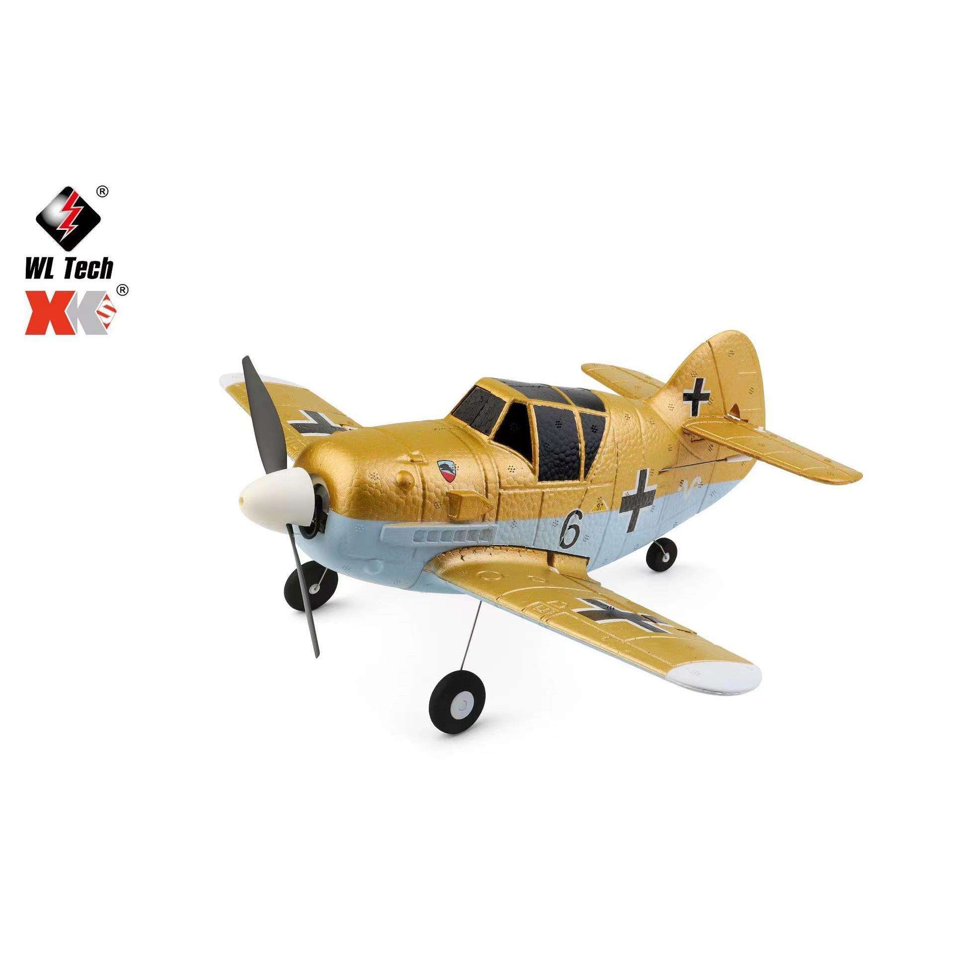 伟力A250四通道像真机BF-109遥控固定翼滑翔机航空模型玩具