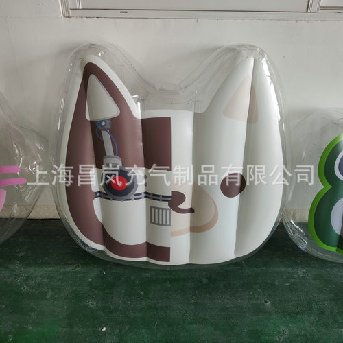 厂家做 PVC卡通头透明模型 活动宣传展示充气气模 庆典道具气模
