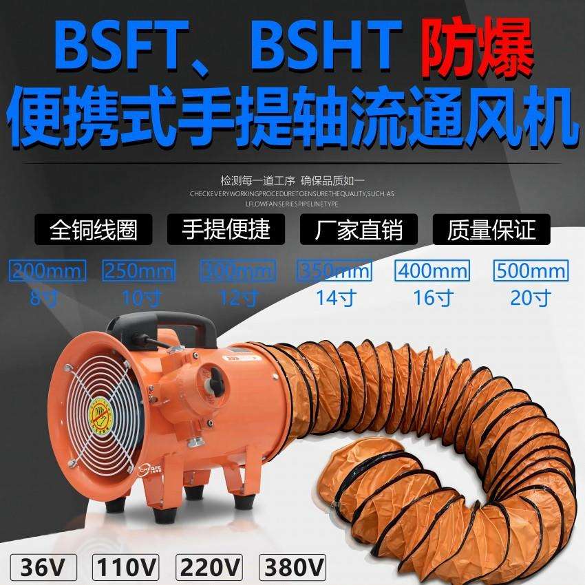 BSFT-200/250/300/350/400/500mm防爆手提通风机380V220V110V36V