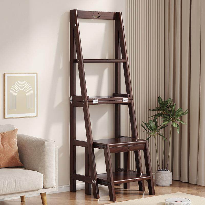 多功能梯子家用折叠伸缩梯凳两用加厚人字梯室内三四步梯踏步爬梯