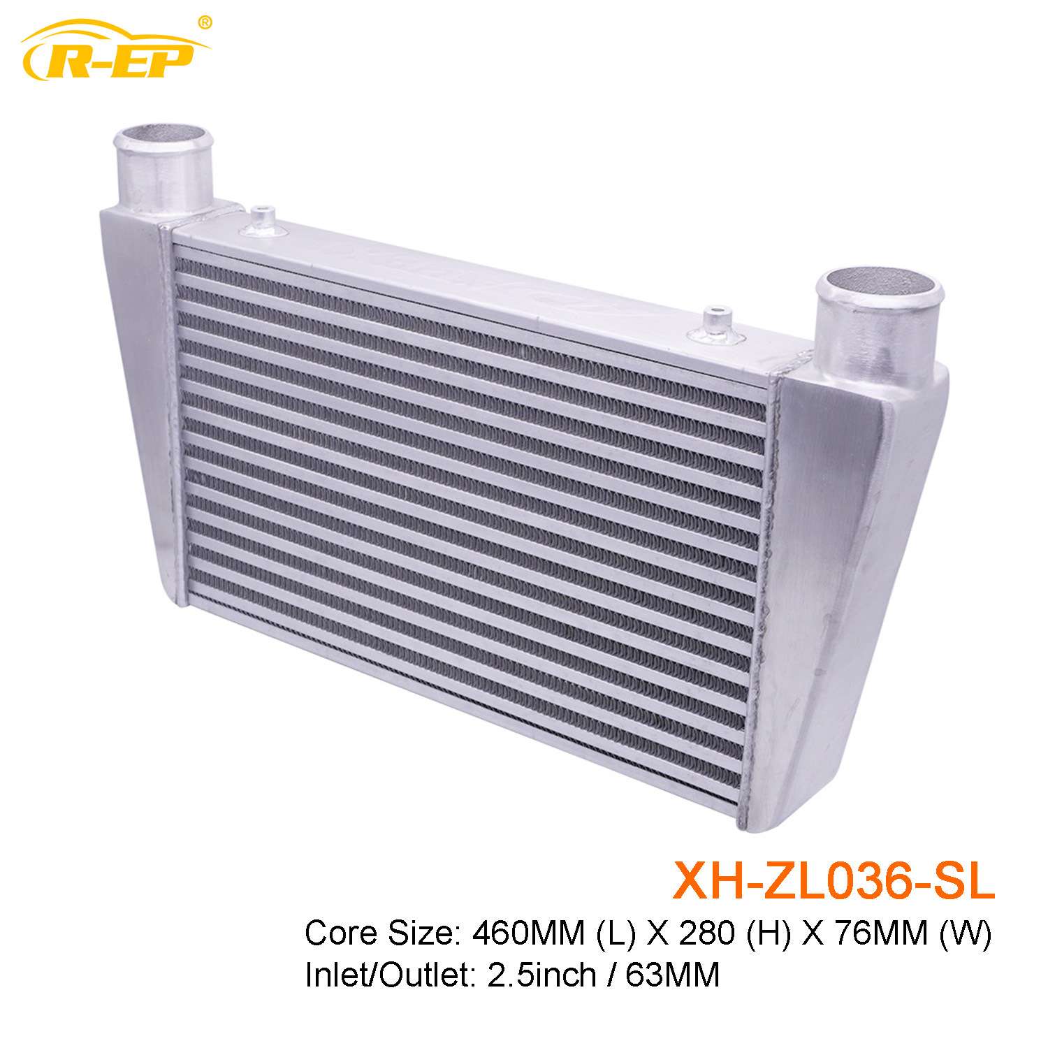 汽车中冷器通用460x280x76MM-65MM散热器进气涡轮增压改装管式