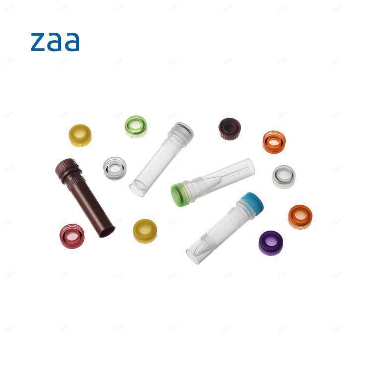 ZAA螺口管离心管圆底塑料试管可立管实验室样本冻存管红色