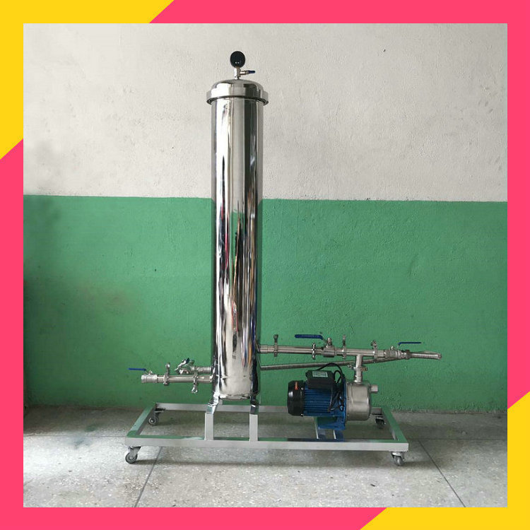漱口水出料前管道过滤器无机械杂