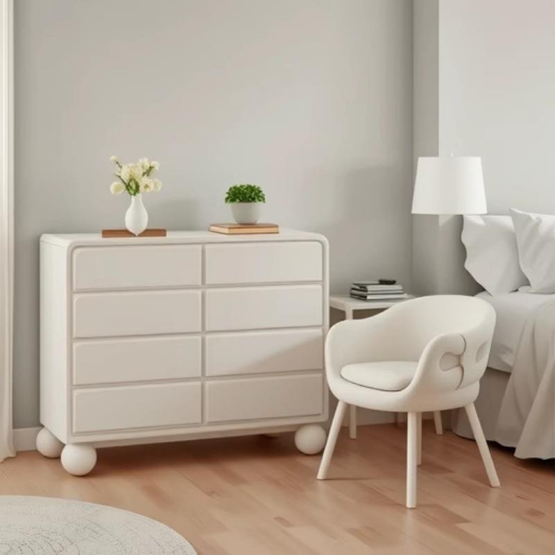 全实木梳妆台卧室简约现代多功能斗柜化妆台可旋转一体网红化妆桌