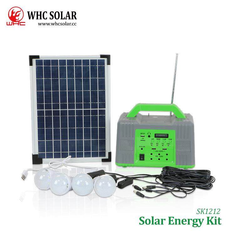 SK1212太阳能锂电照明小系统20WSolarEnergyKit