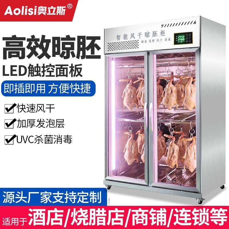 奥立斯烧鸭鹅晾胚柜风冷晾鸭柜风干柜烤鸡风干机烧腊卤鸽保鲜冰柜
