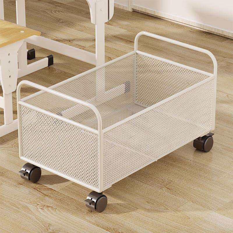 书本收纳箱教室学生用书箱桌下装书箱子书包收纳架桌面放书收纳盒