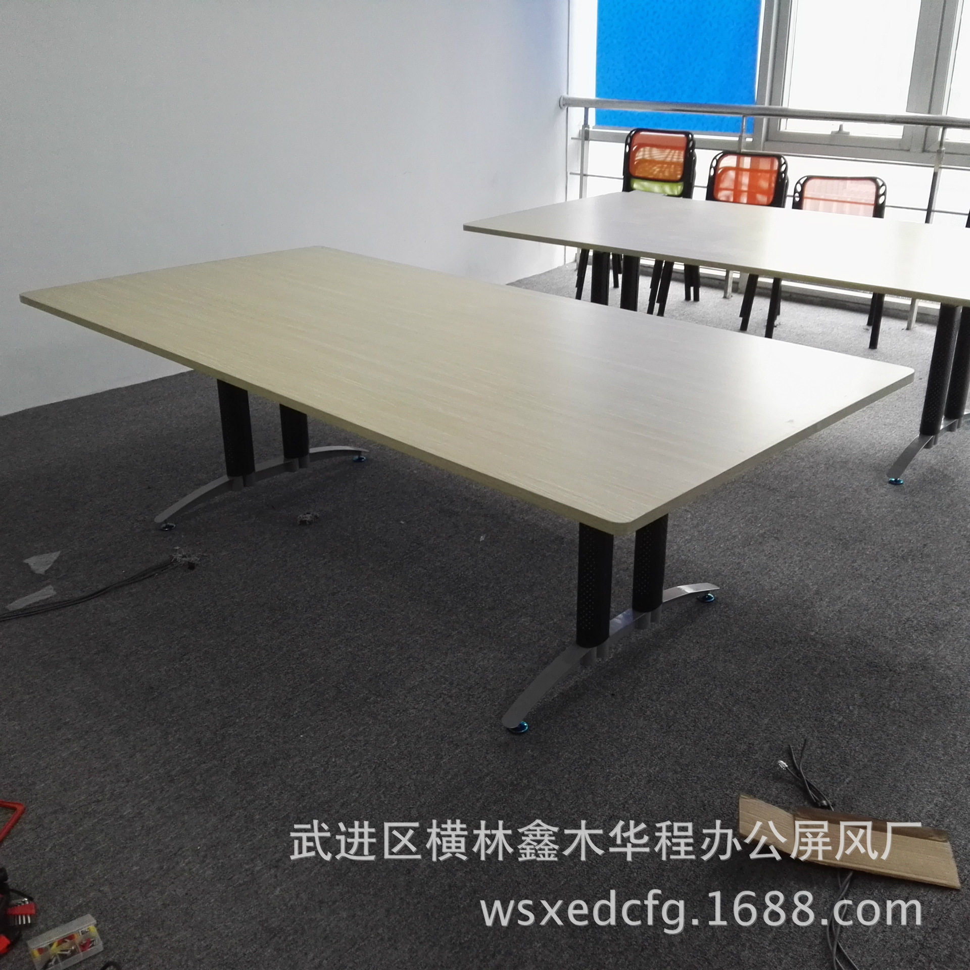 常州会议桌简约会议桌长桌简约现代组合办公家具板式会议桌