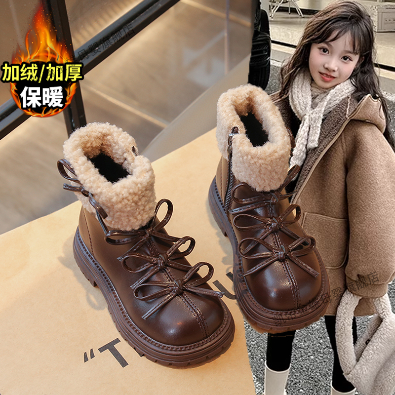 女童马丁短靴子儿童二棉鞋子