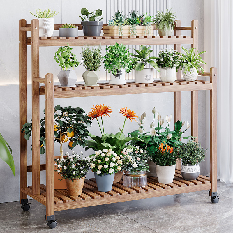 花架阳台置物架阶梯式多