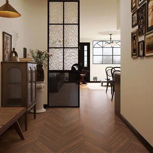 法式覆古鱼骨木纹砖600x1200中古客厅卧室防滑地砖全瓷彷实木瓷砖