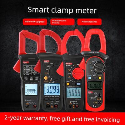Unilide Ut203/201交流和直流数字钳形仪表钳形万用表防烧伤/意外