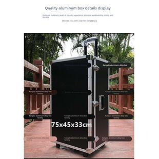 定做保定市优质铝箱航空箱仪器设备箱拉杆手提工具箱线材托运箱