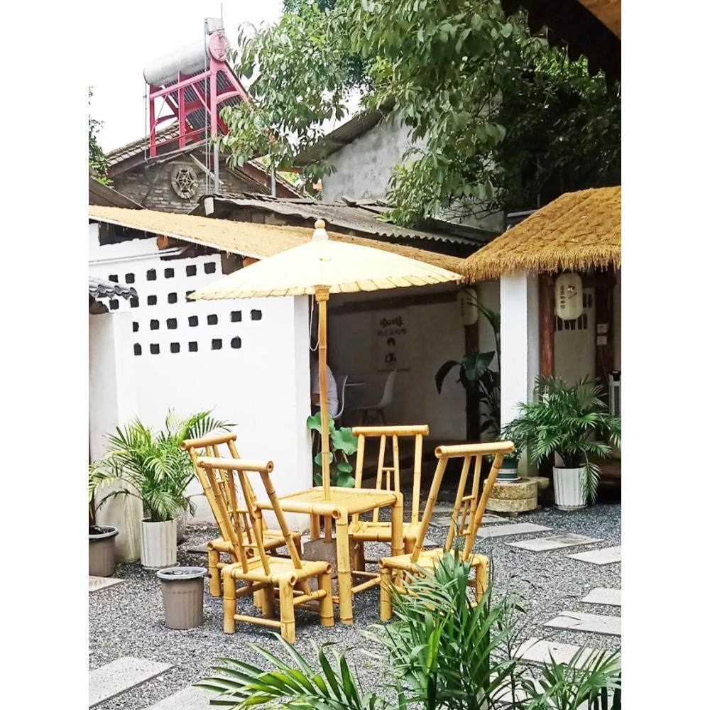 竹椅子靠背椅户外庭院竹椅阳台休闲竹凳子竹编围炉煮茶阳台庭院凳,住宅家具,庭院凳,淘宝优惠券,粉丝福利购,淘宝优惠卷