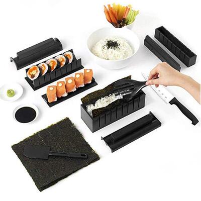 极速10 PCS/Set Sushi qMaker Equipment Kit,Japanese Rice Cake