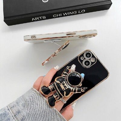 极速6D Plating Alstronaut Folding Mobile Phone Stand Holder