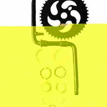 极速厂销新电动t自行车牙盘w一体单盘连体配件大齿盘中轴链条a护