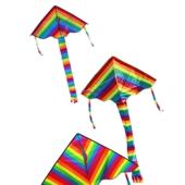 Rainbow Kites Kite Tail 极速Colorful Outdoor Lonzg Nylon Fly