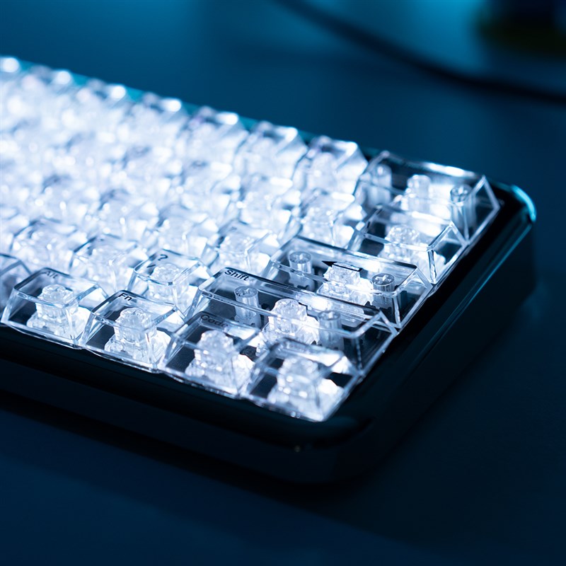 极速原厂高度全透明键帽透光高透DPC材质键盘键帽 小全套盒装