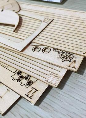 极速1set Ship Assemblyr Model Diy Kits Wooden Sailing Boat G
