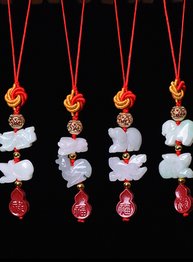 极速牛加鸡配饰兔羊挂件马狗饰物龙鼠护岁吊坠犬马U保岁马和狗的