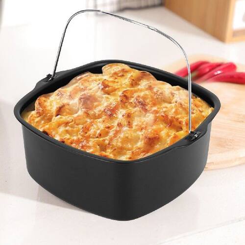 极速Square Cake Baking Tray NonstickG Air Fryer Baking Baske