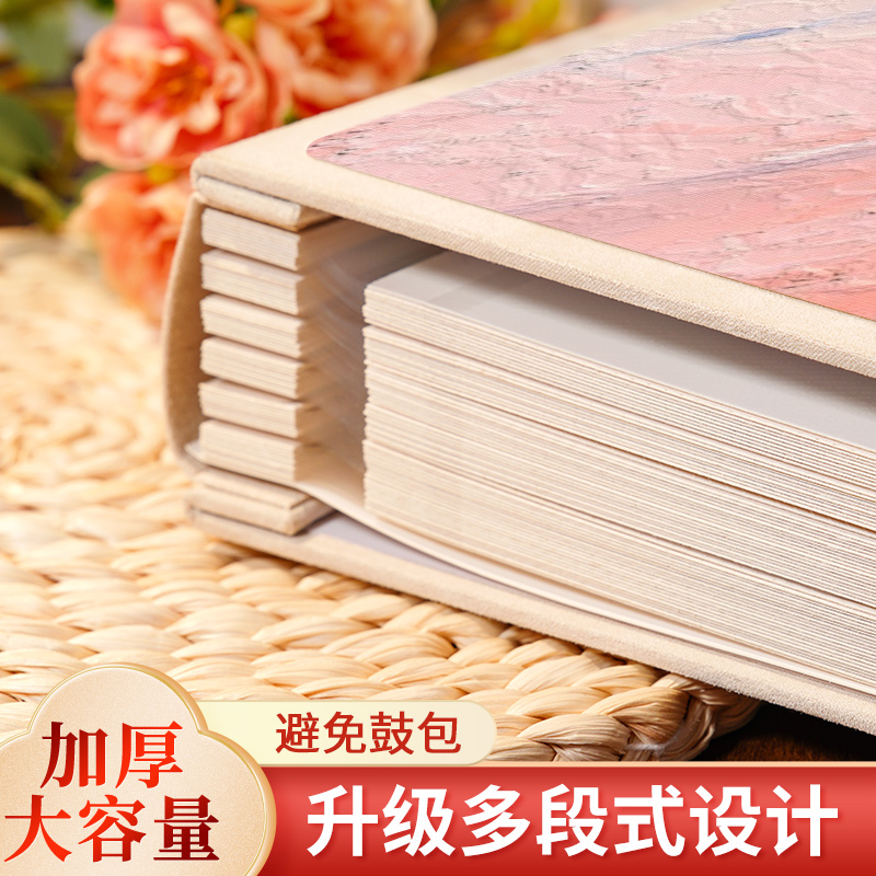 diy拍立得定制j相册本周年纪念册手工礼物情侣恋爱记录6照片收纳