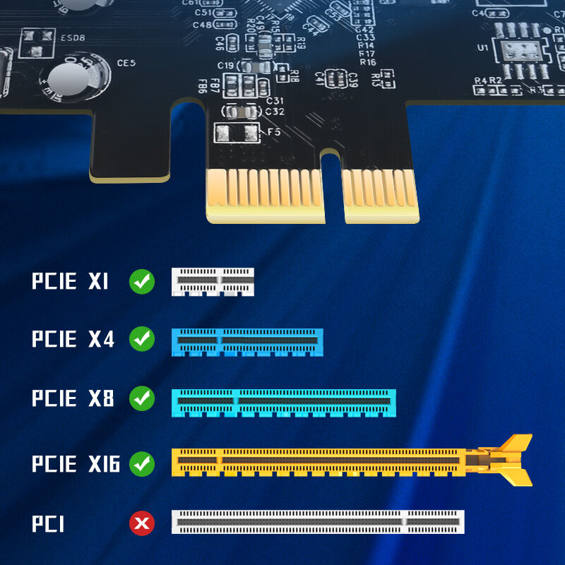 极速麦沃扩展卡pciex1转Type-c/usb3.0扩展卡台U式主机内置转接卡