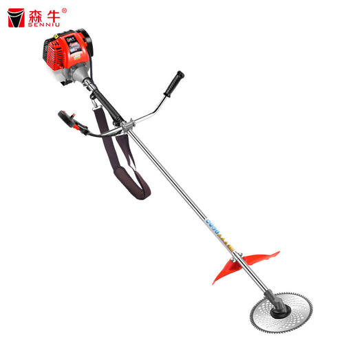 极速森牛139T侧挂式四冲程汽油割草机除草机打草坪水Y稻灌木切割