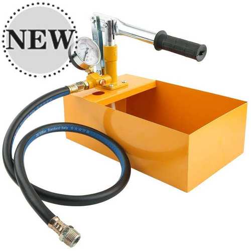 极速打压泵测漏手动测压表增压泵装修检J测器0油压表轻便型高楼水