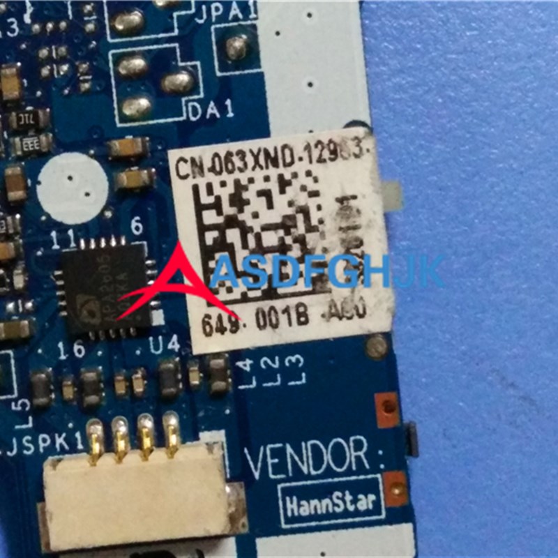 极速原装Delfl XPS 12 音频小板 开机小板LS-9261P CN-063XND 实