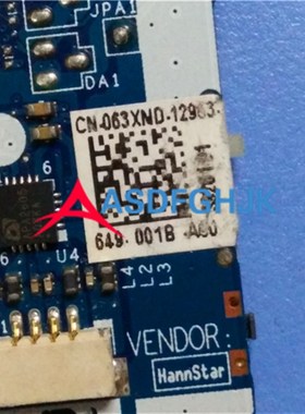 极速原装Delfl XPS 12 音频小板 开机小板LS-9261P CN-063XND 实