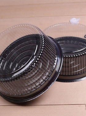 极速20pcs 6 Inch Reusabsle Transparent Cake Box Bakery Round