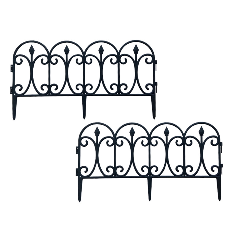 速发5pcs Decorative Garden Fence Outdoor Rustproof Landscape