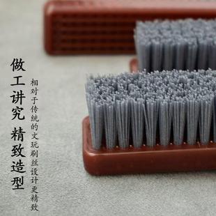 铁矿石陨石丝合集5排超长硅胶手柄文玩刷核桃菩提清理上色工具刷