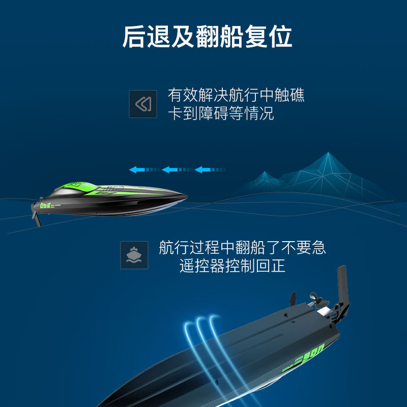 极速优迪908无刷马n达遥控船高k速快艇rc船模水冷电动大型超专科