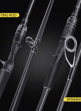 极速1.8-2.4m 3 Section Baitcasting FiHshing Rod Travel Ultra