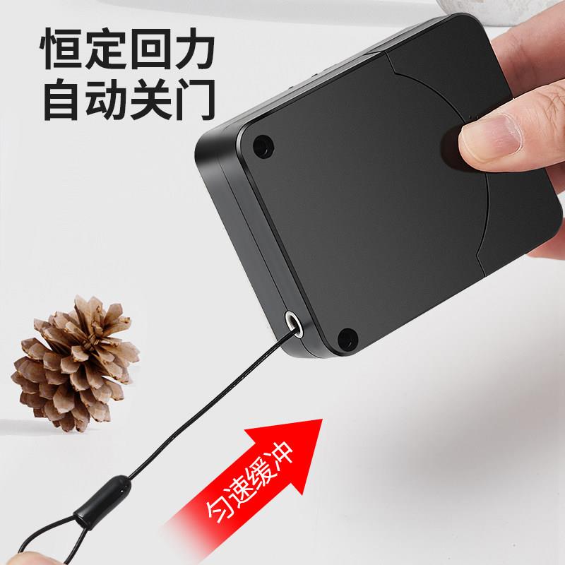 极速佳度免打孔h闭门器缓冲自动关门装置家用房门拉门移门神器闭