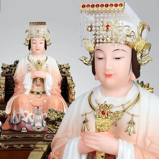 极速汉白玉妈祖娘娘天上圣母w天后娘娘海神妈祖神像佛像树脂工艺