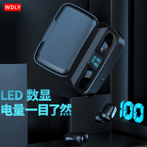 新品无线蓝牙耳机h A10s tws 私模跨境新款 5.0 入耳式双耳塞 电