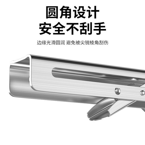 极速304不锈钢墙上可折叠w活动伸缩隔板置物架三角架层板托架直角