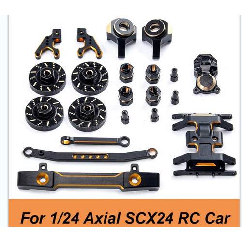 模型车 Axial SCX24 90081前杠 后杠 转向配重接合器侧踏板等升级