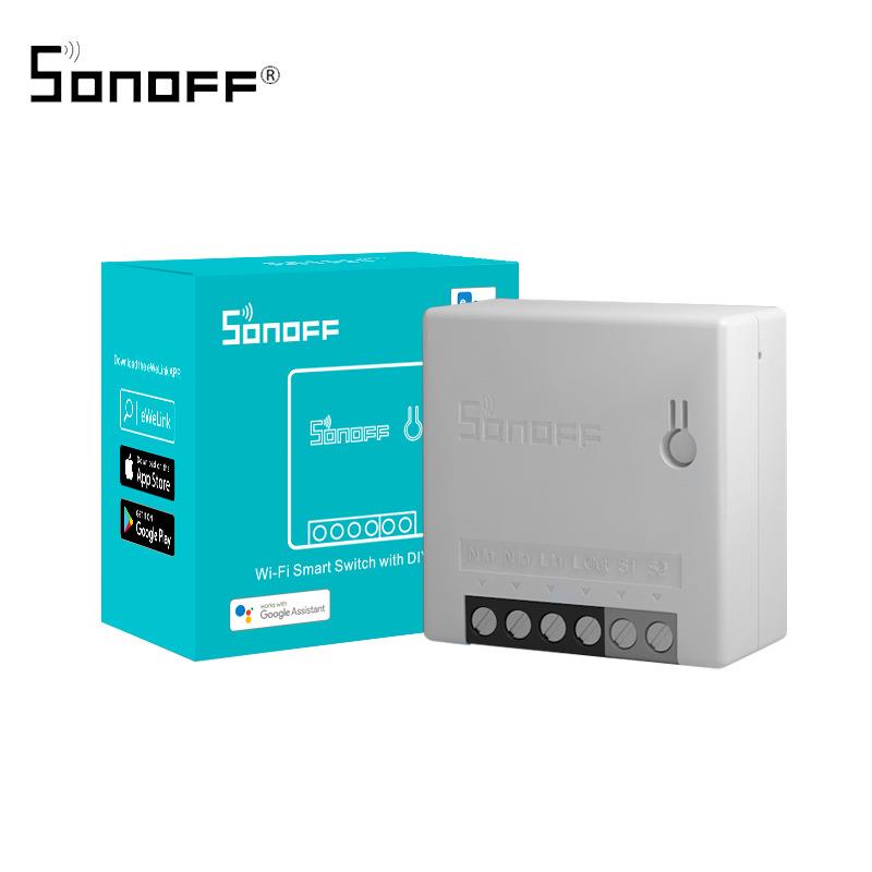 Sonoff MINIR2 DIY智能开关 Wifi双控控制器定时器支持Alexa语音