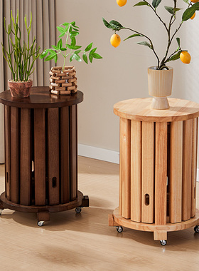 博盈全实木凳子家用可叠放组合圆凳客厅餐桌凳收纳叠叠乐板凳木凳