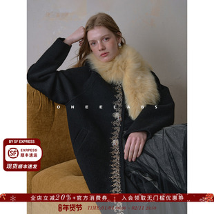 ONEELABS原创品牌 轻奢珠宝扣 演绎新中式美学 100羊毛双面呢大衣