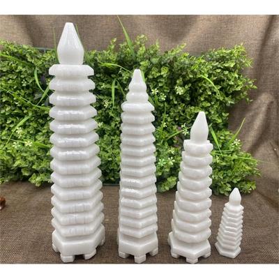 九层13正品白玉文昌塔摆件