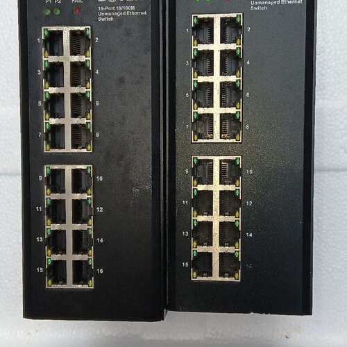 议价宇泰高科工业交换机：UT-6516E，16口百兆全铝壳。