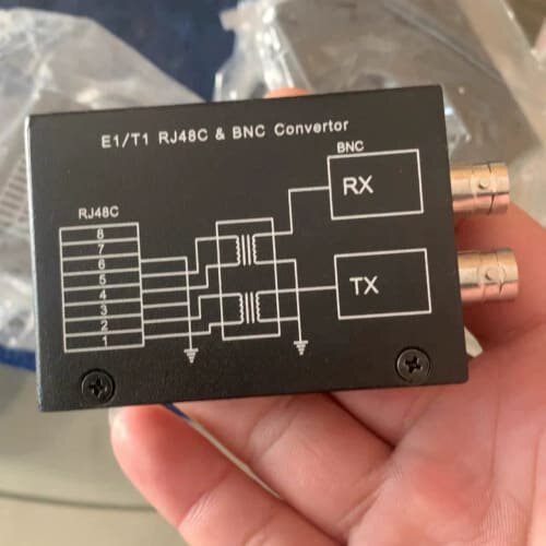 议价E1/T1 RJ48C BNC Convertor