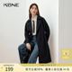 商场同款 高级感女装 风衣外套女大衣2025春季 中长款 新款 KBNE